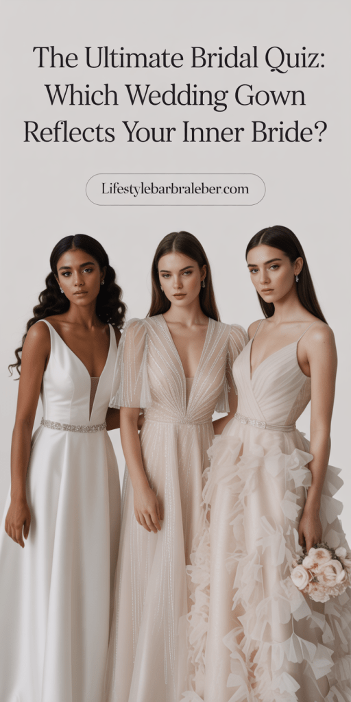 WHAT IS YOUR STYLE? WHAT WEDDING DRESS SUITS YOU? Which wedding dress suits you? Find out based on your personality! TAKE THE TEST