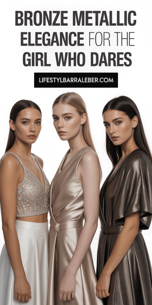 How to style your Silver and Bronze elegant outfits