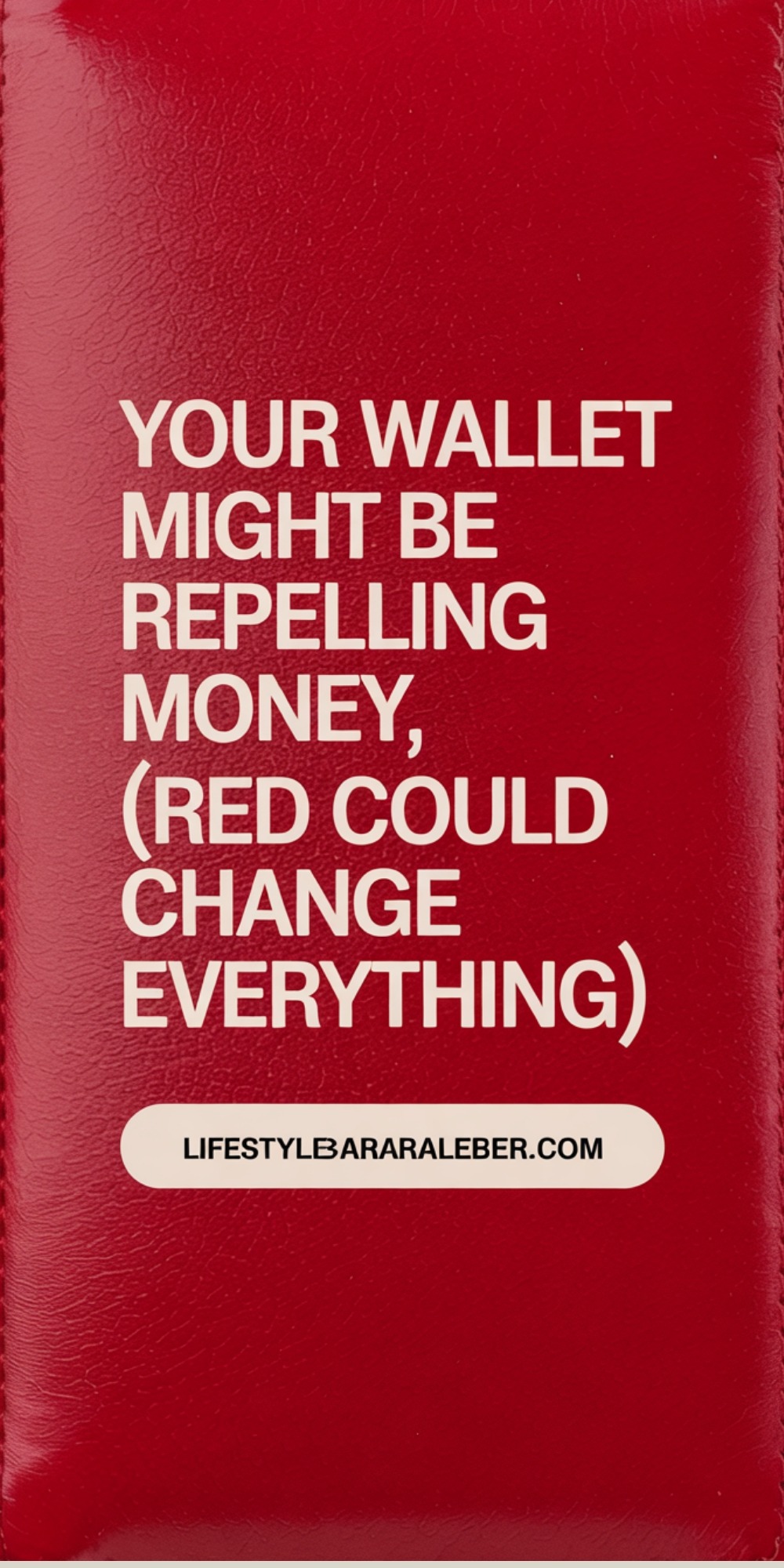 Does a red wallet really attract money?