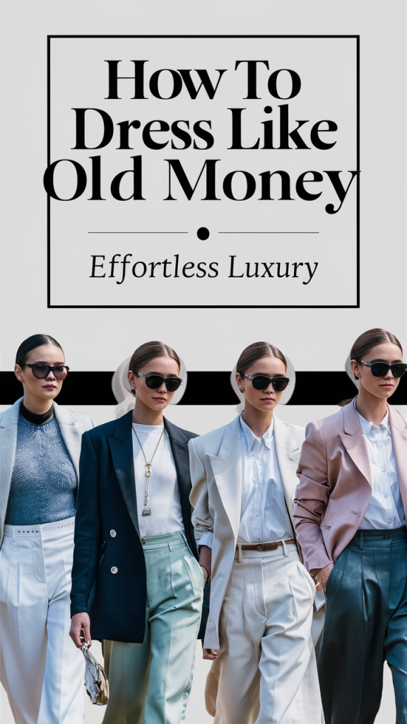 The Old Money Aesthetic: The Revival of Conservative Elegance in Fashion