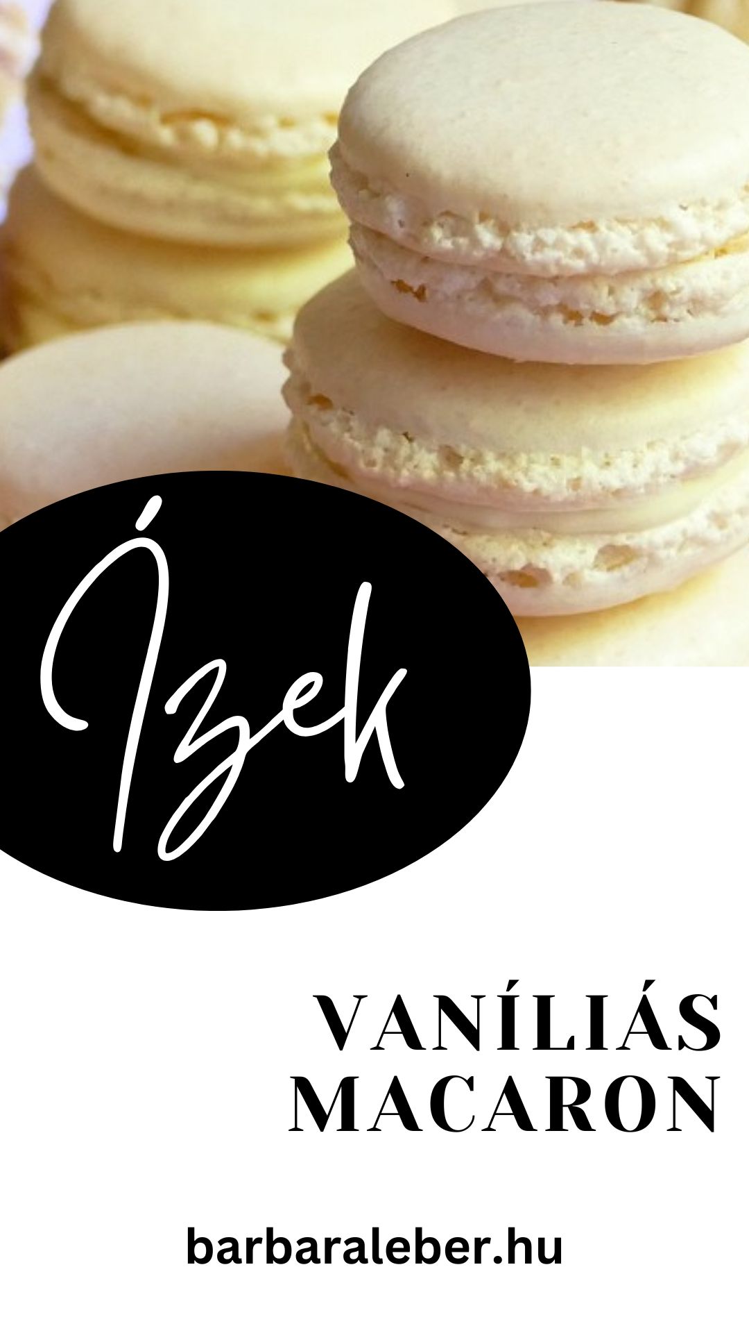 Vaníliás macaron