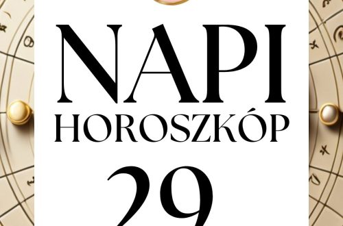 Napi horoszkóp – 2024. október 29.