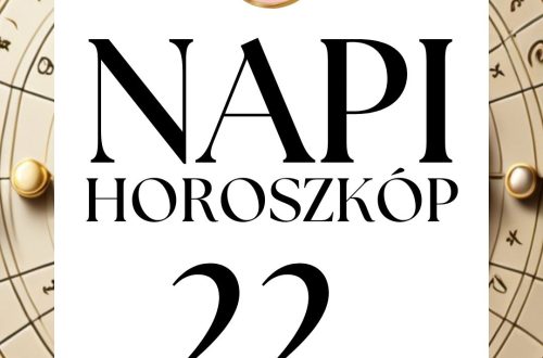 Napi horoszkóp – 2024. október 22.