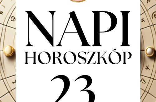 Napi Horoszkóp 2024.10.23