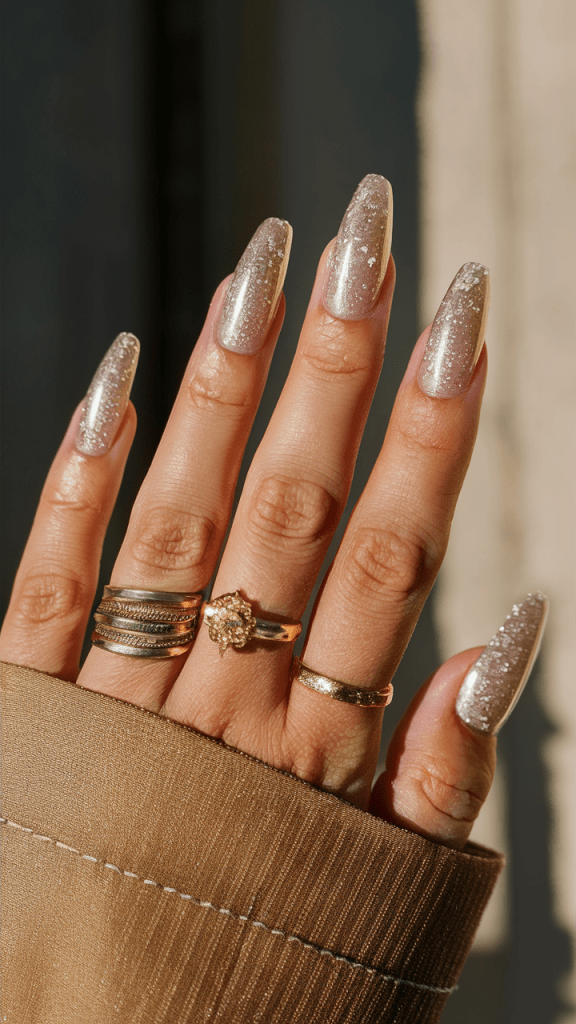 Sparkle for the Holidays! Silver & Gold Nail Ideas
