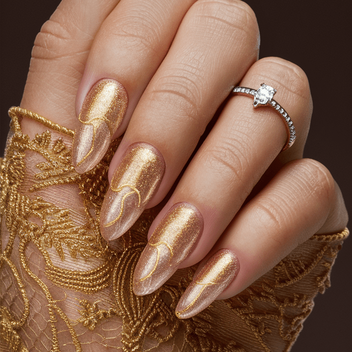 Silver & Gold Nail Ideas