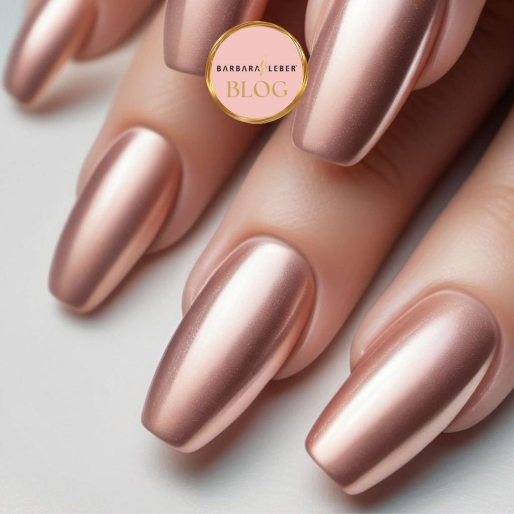 rosegold köröm