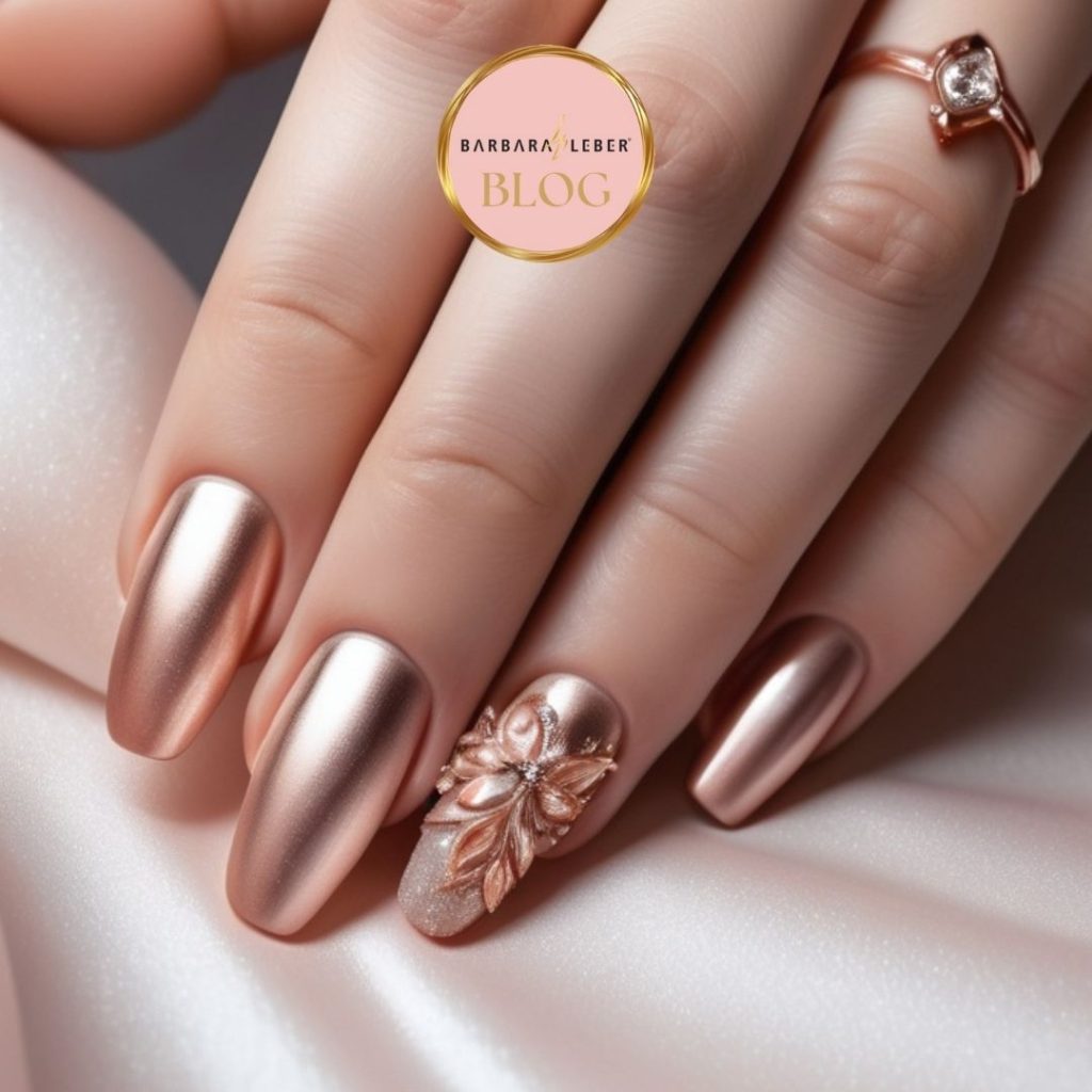 rosegold köröm