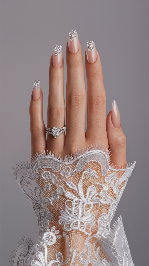 Wedding Nail Inspirations: According to Bridal Dress Styles and Seasons