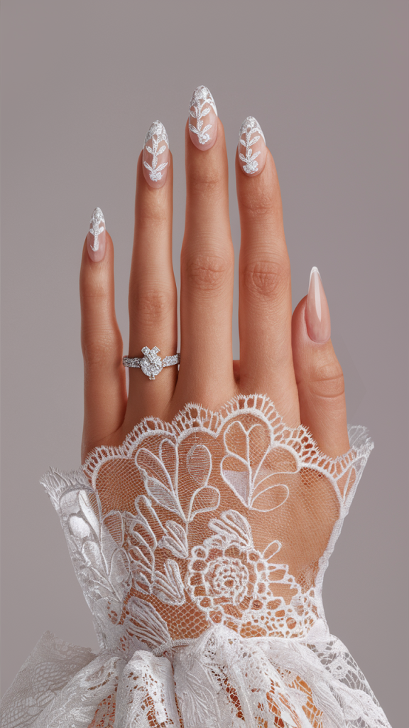 Wedding Nail Inspirations: According to Bridal Dress Styles and Seasons