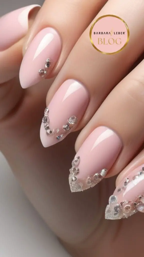 Elegant Pink Nails for Every Occasion. Pink Christmas nails Holiday nail designs Festive nail art ideas Pink glitter nails Christmas nail inspiration Pastel pink nails Winter nail designs Snowflake nail art Elegant holiday nails Soft pink nails Pink and gold nails Candy cane nail art Acrylic Christmas nails Pink ombré nails Trendy Christmas nails 2024 Sparkly holiday nails