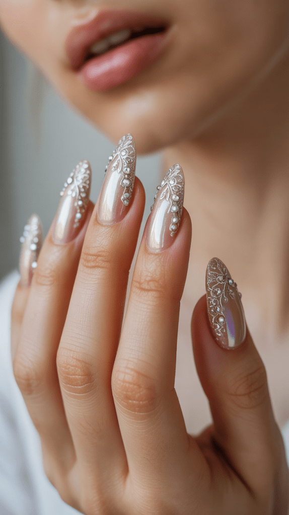 Wedding Nail Inspirations: According to Bridal Dress Styles and Seasons

Natural and Creative Nail Designs