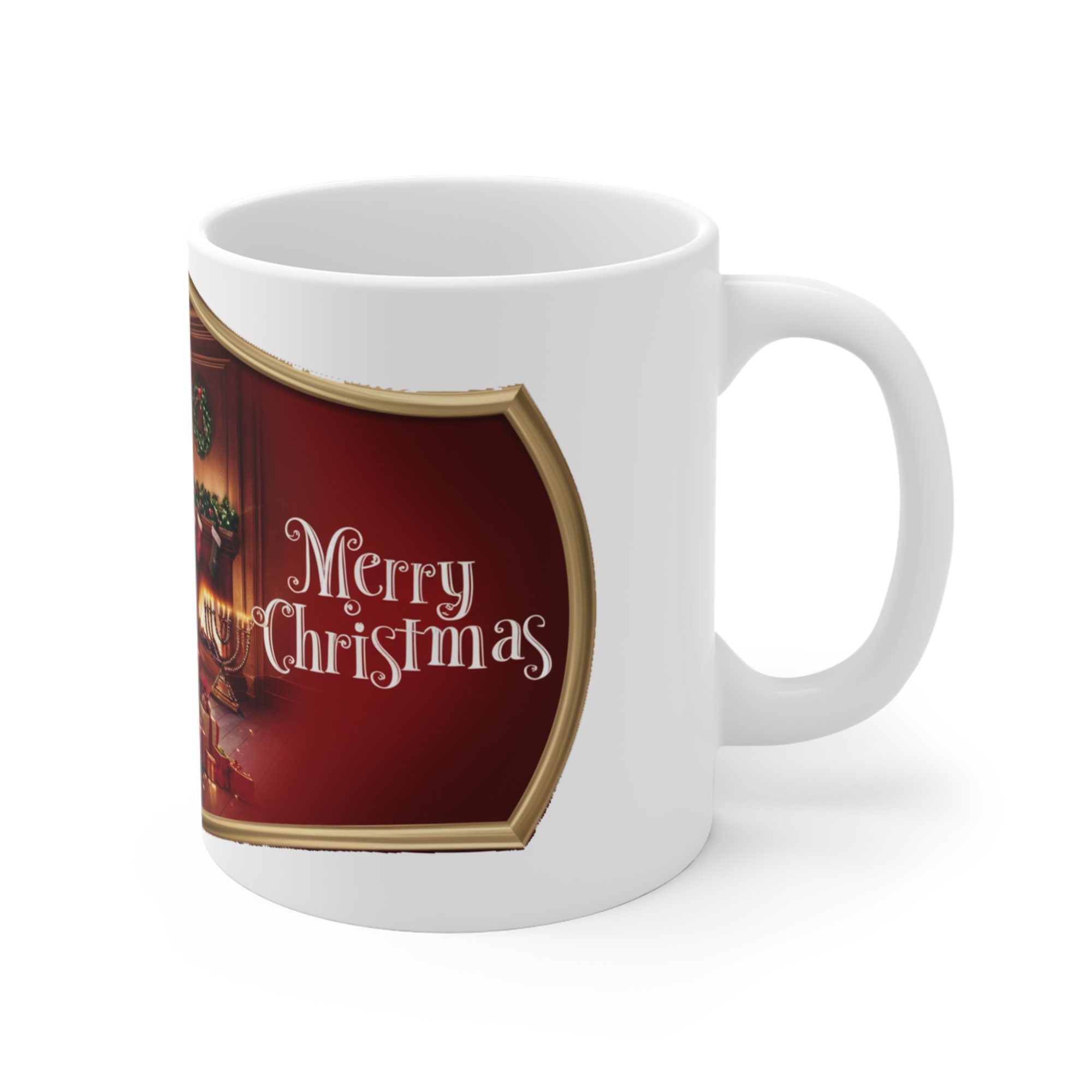 Merry Christmas Mug - Festive Holiday Gift (11oz )