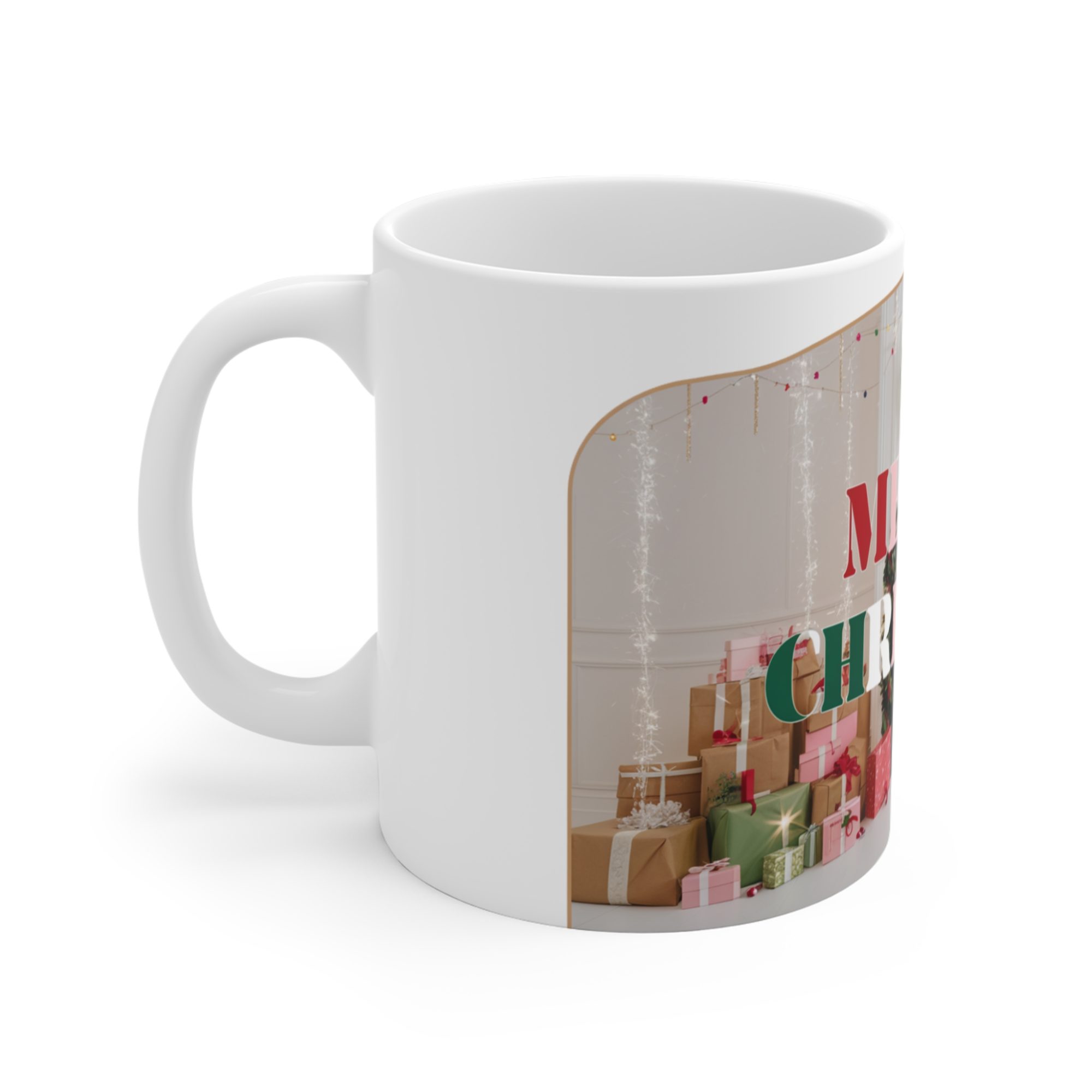 Merry Christmas Mug - Festive Holiday Gift (11oz ) - Image 2