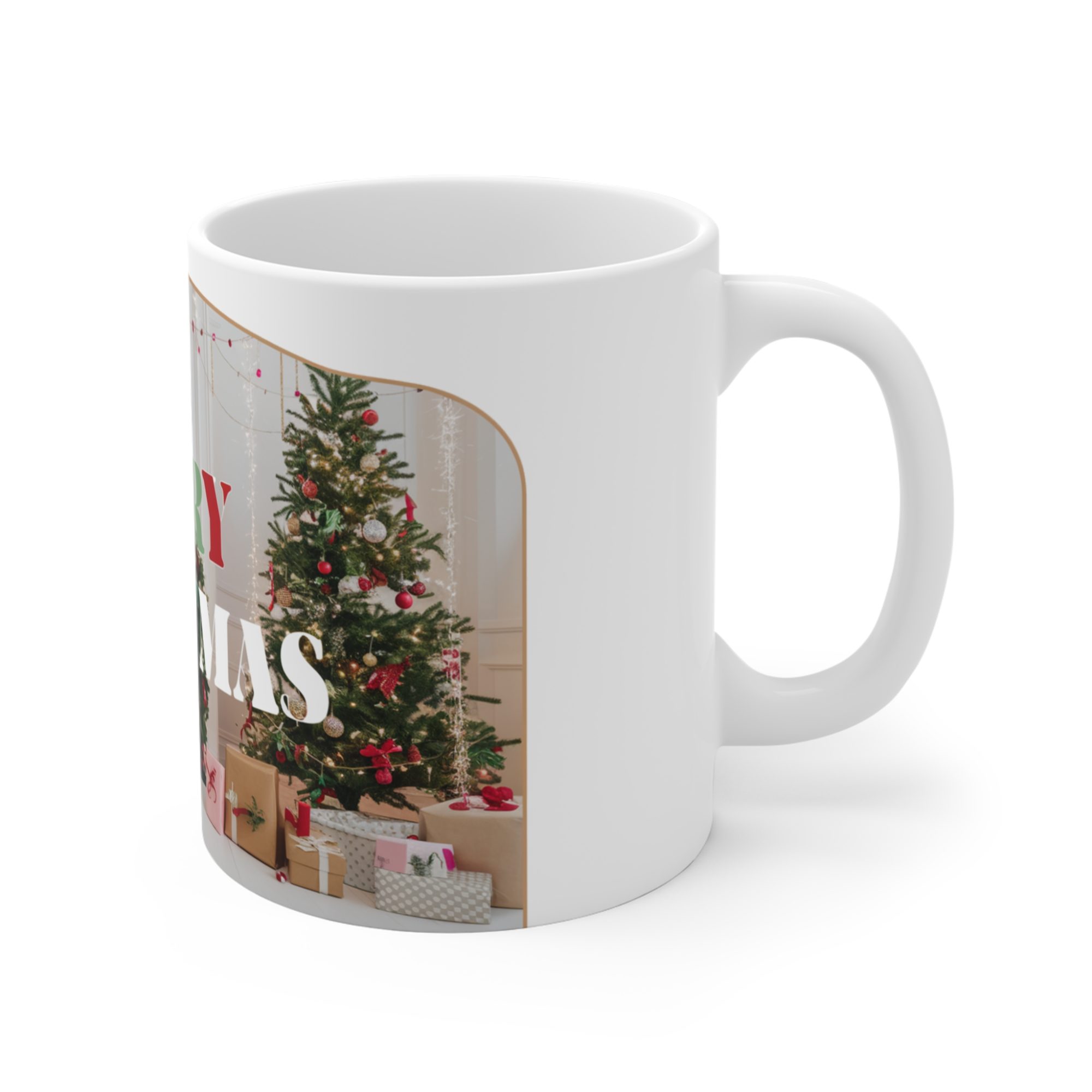 Merry Christmas Mug - Festive Holiday Gift (11oz ) - Image 3