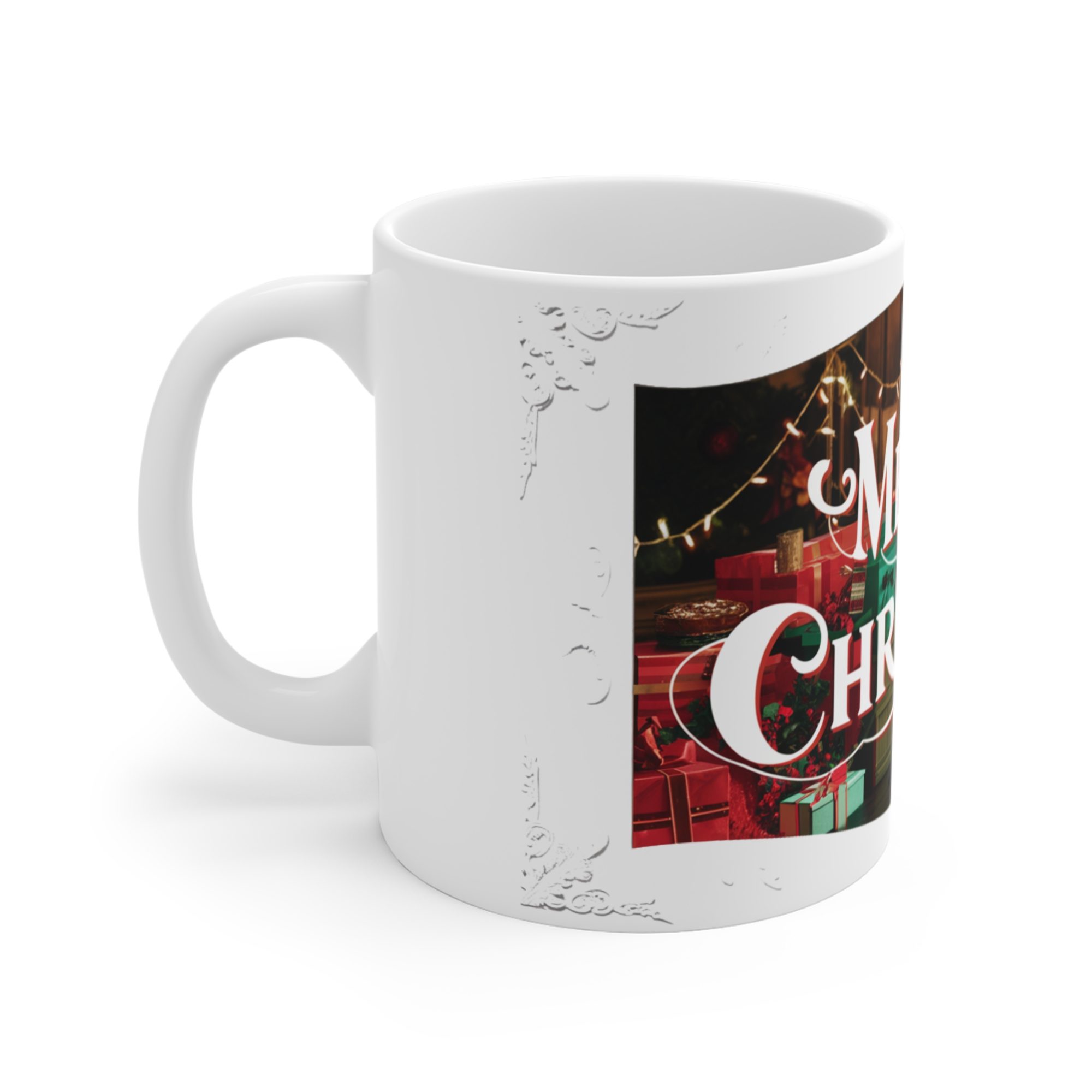 Merry Christmas Mug - Festive Holiday Gift (11oz ) - Image 2