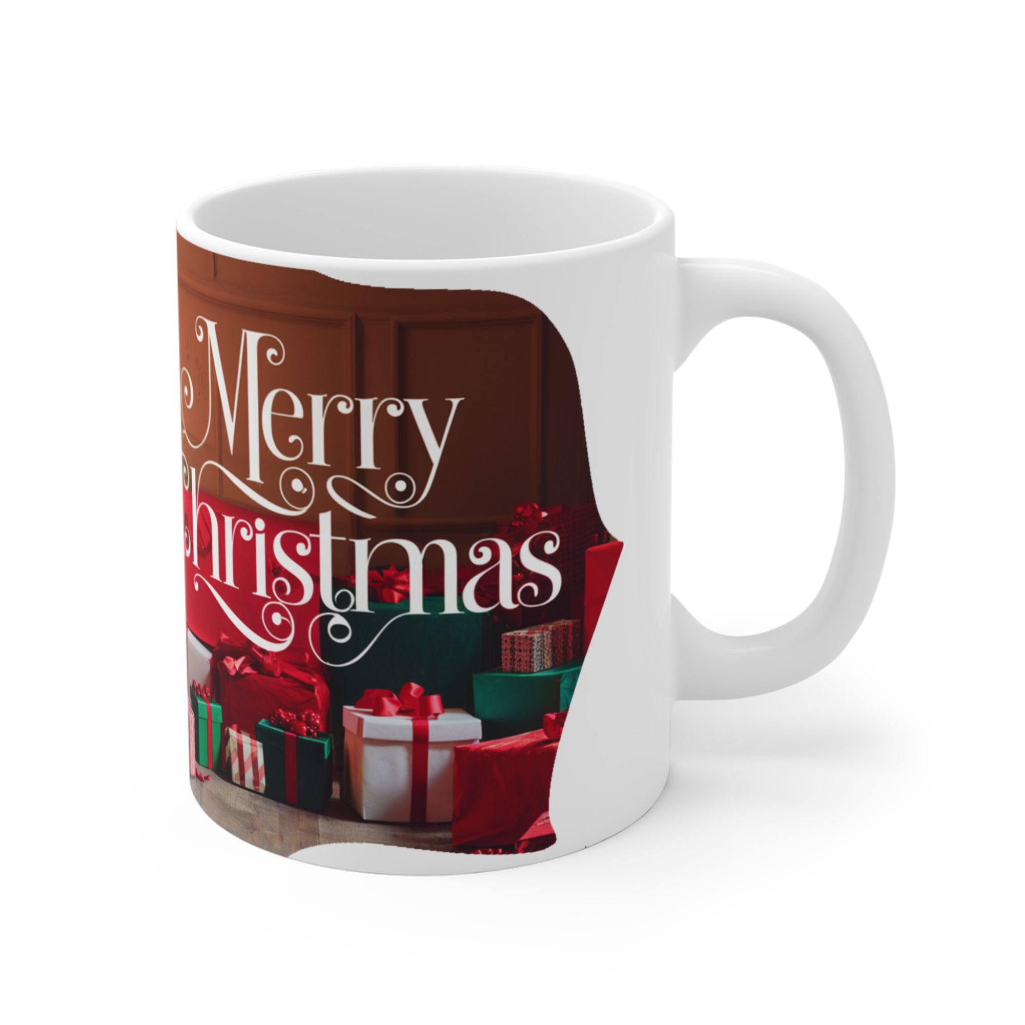 Merry Christmas Mug - Festive Holiday Gift (11oz )