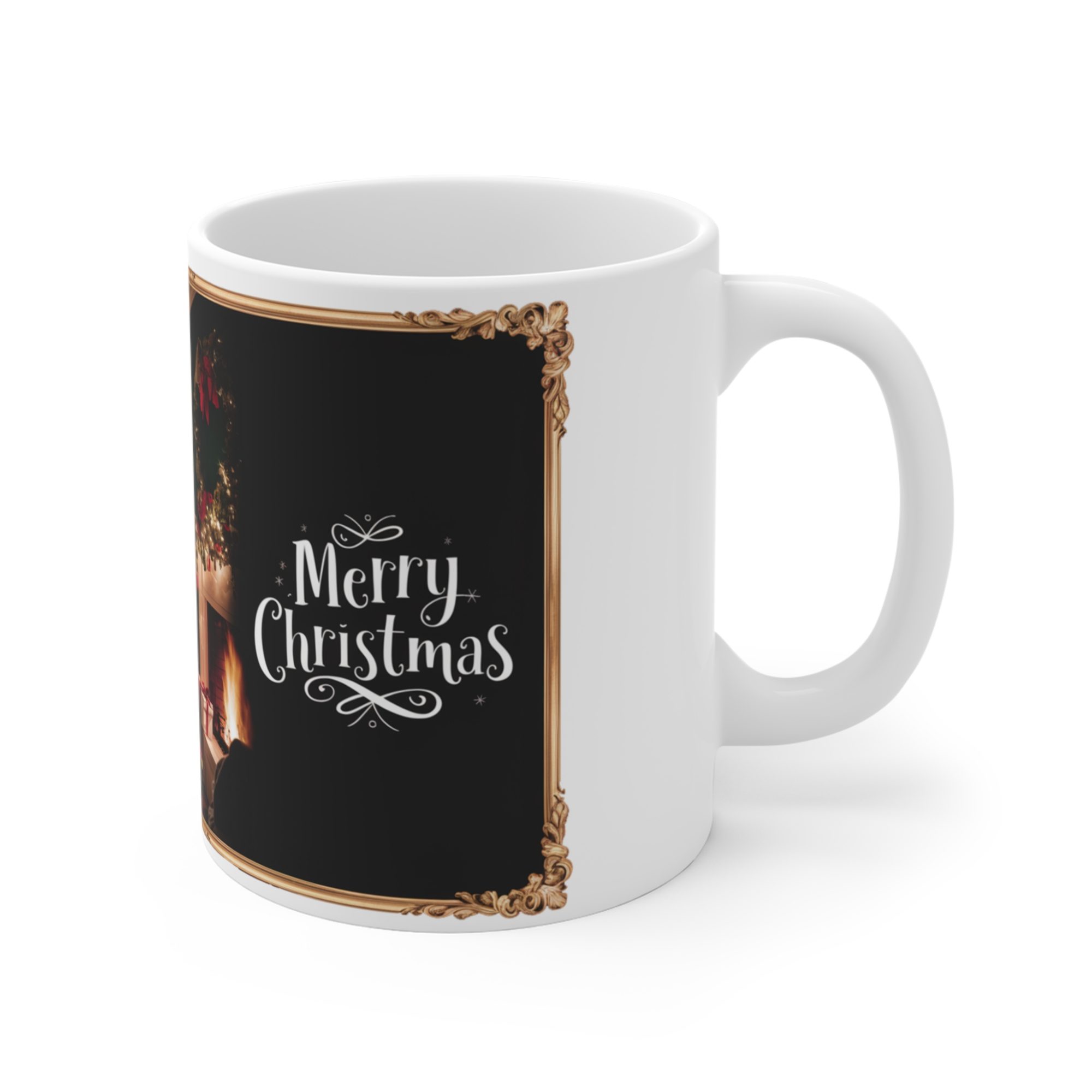 Merry Christmas Mug - Festive Holiday Gift (11oz )