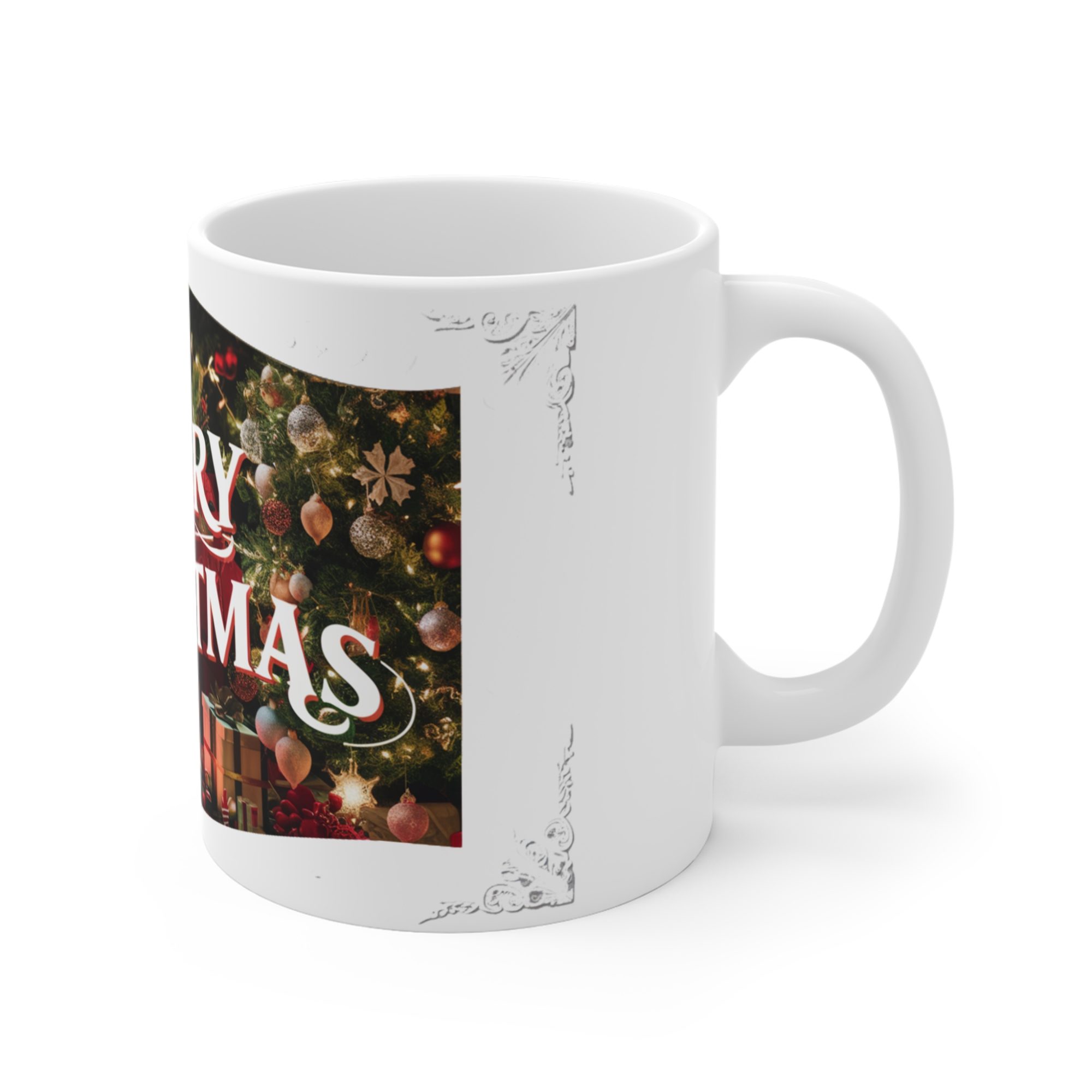 Merry Christmas Mug - Festive Holiday Gift (11oz ) - Image 3