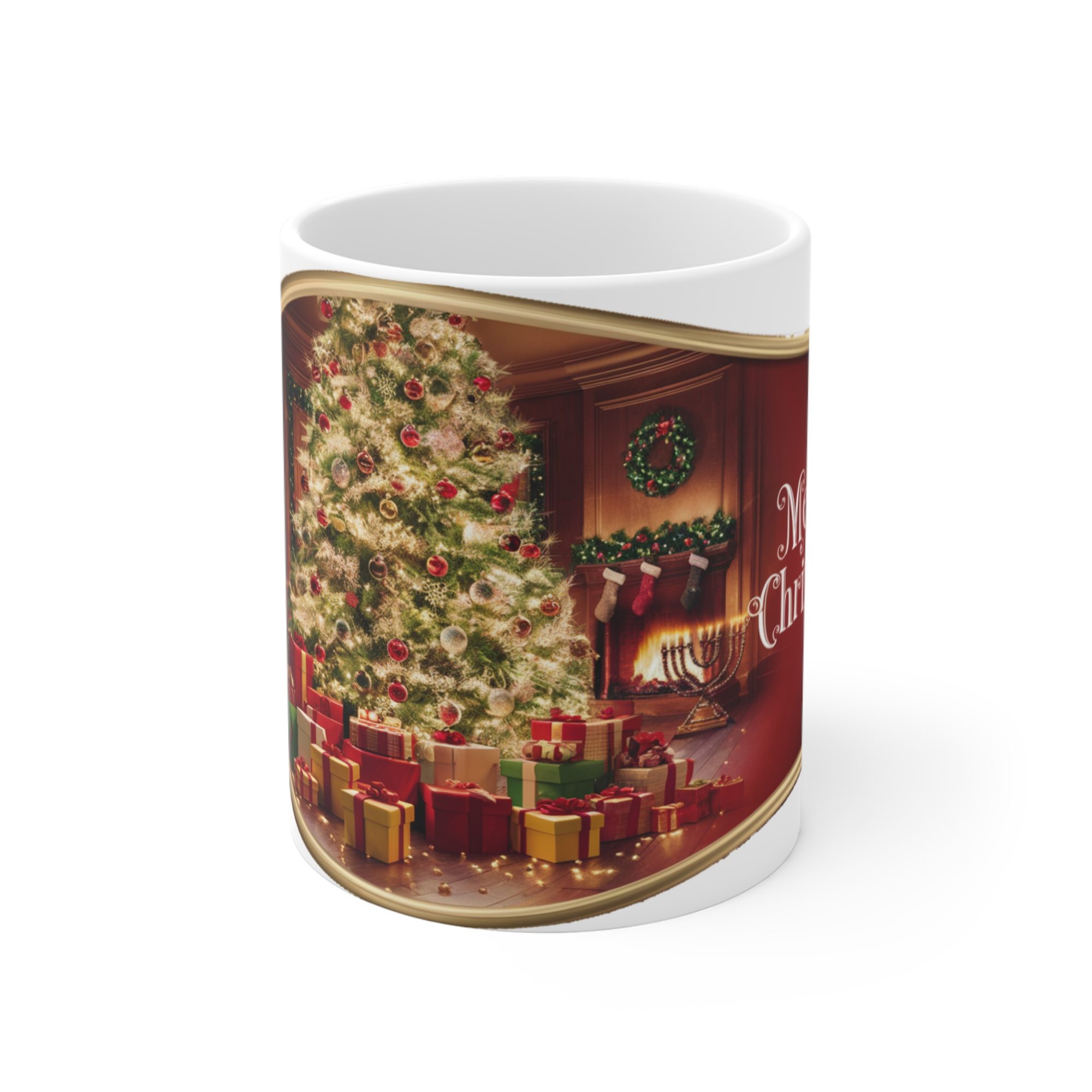 Merry Christmas Mug - Festive Holiday Gift (11oz ) - Image 2