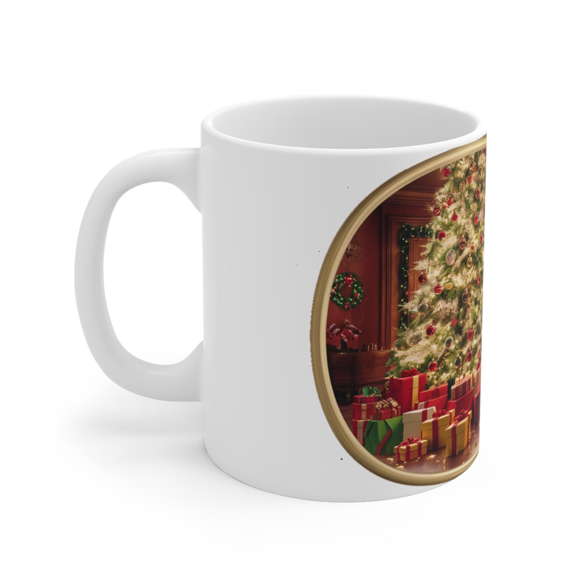 Merry Christmas Mug - Festive Holiday Gift (11oz ) - Image 3