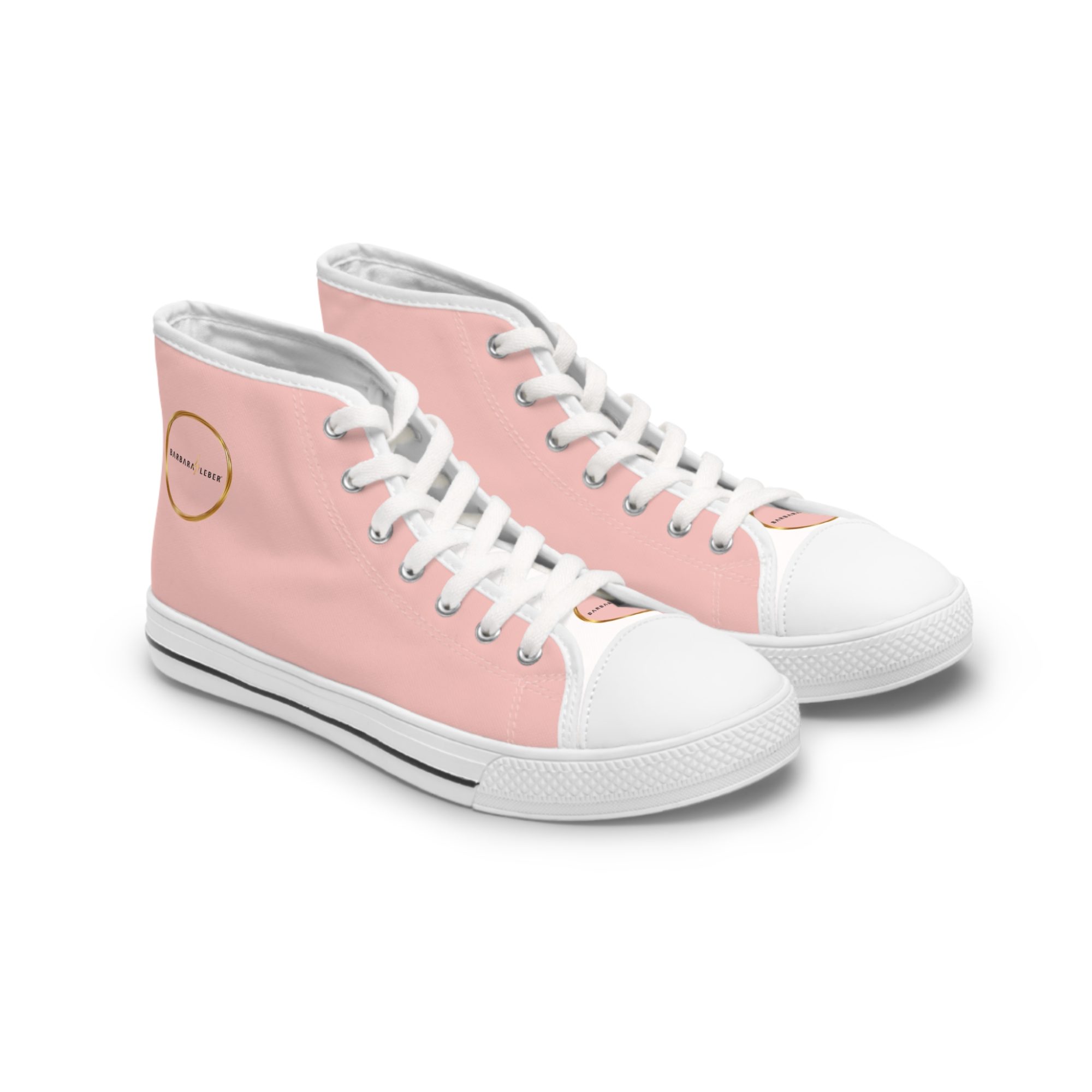 BARBARA LEBER High Top Sneakers - Chic Pink Casual Footwear