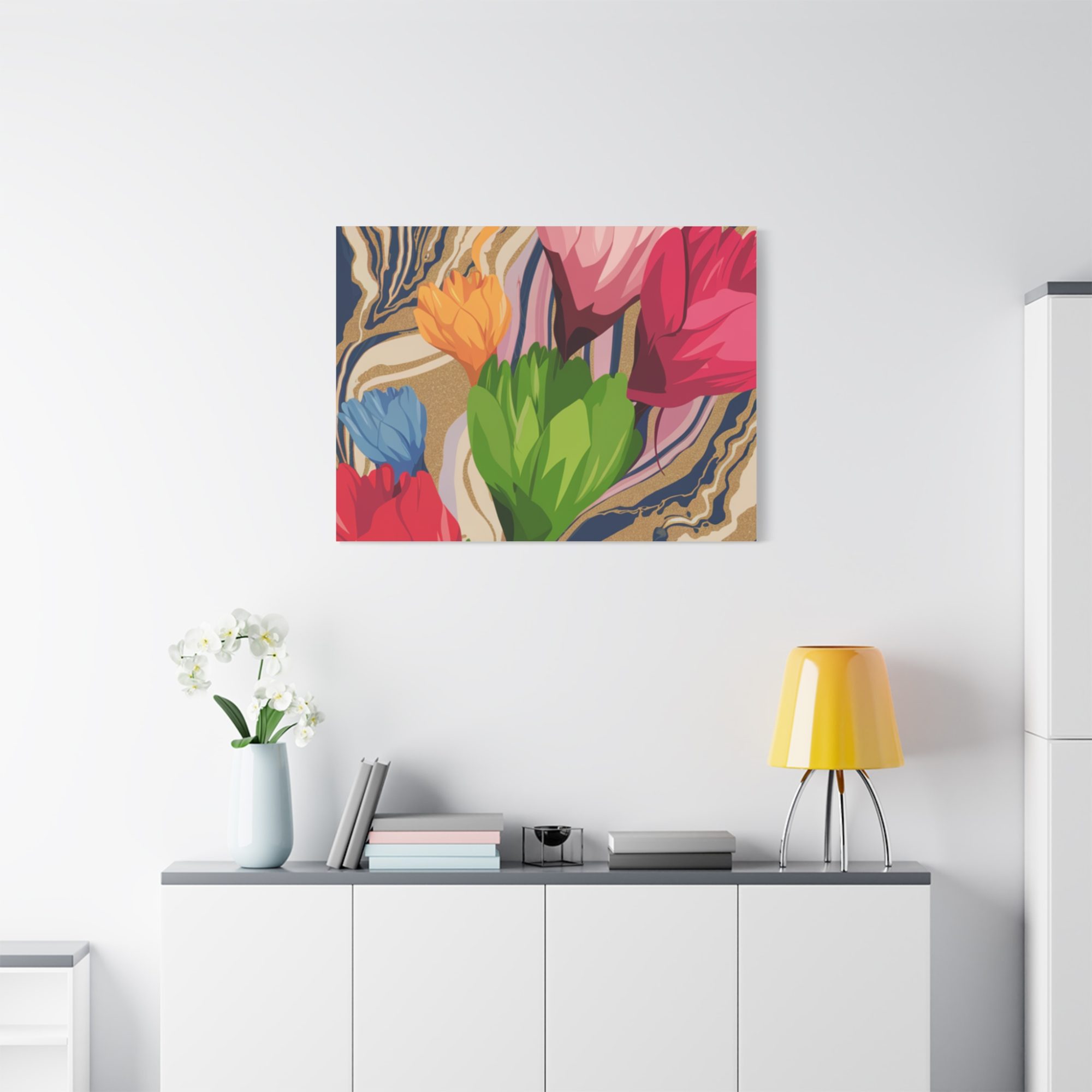 #1012 Modern Abstract Art Canvas Print - Tranquil Decor for Home and Office - Image 11