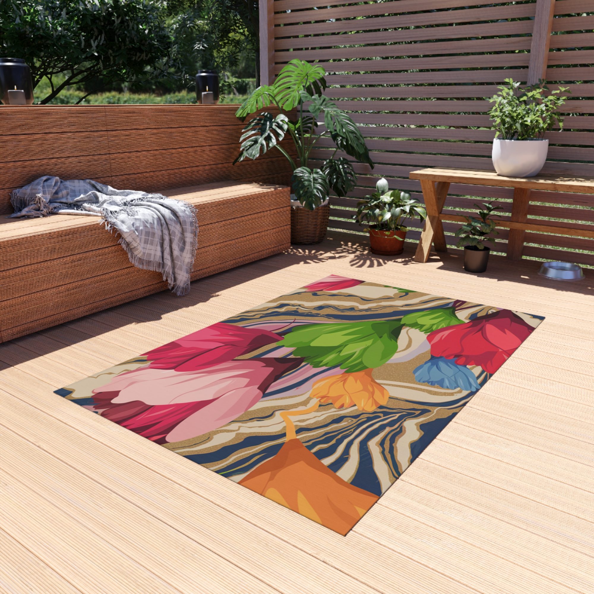 #1012 Elegant Abstract Rug - Stylish Decor - Image 11