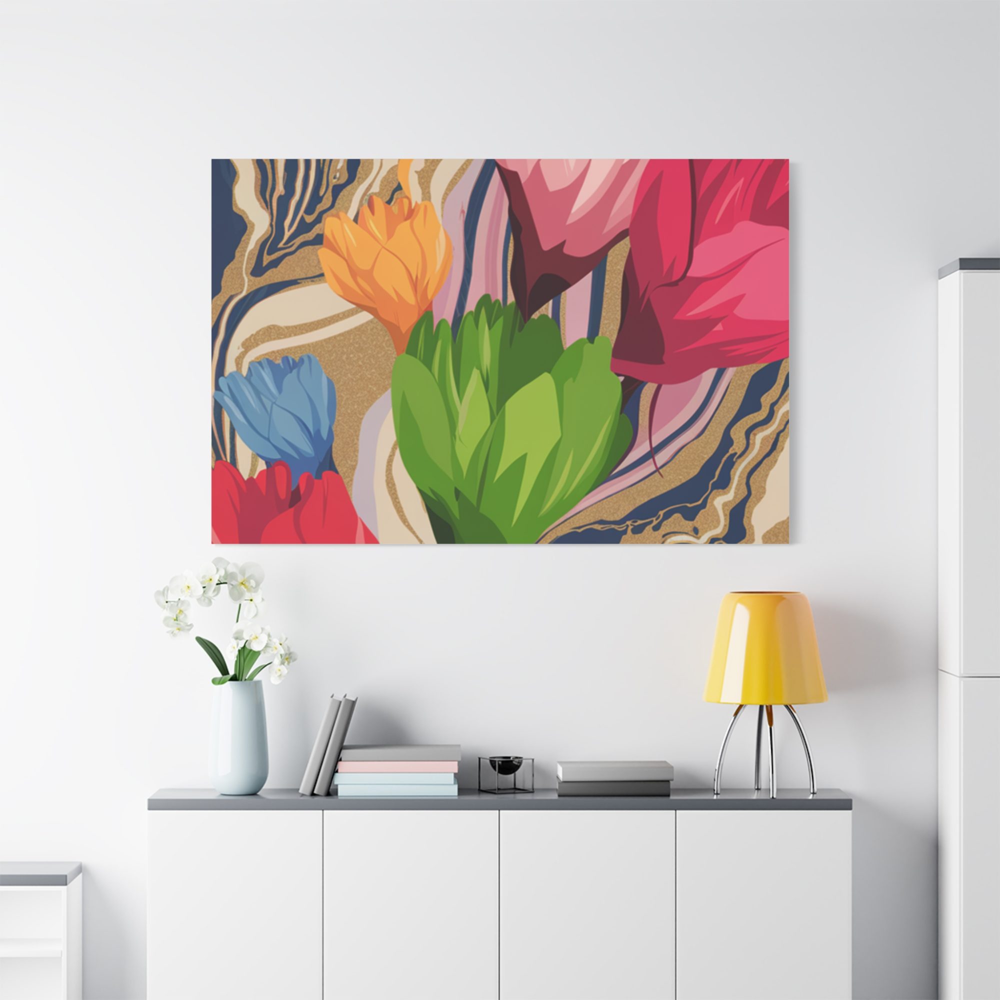 #1012 Modern Abstract Art Canvas Print - Tranquil Decor for Home and Office - Image 15