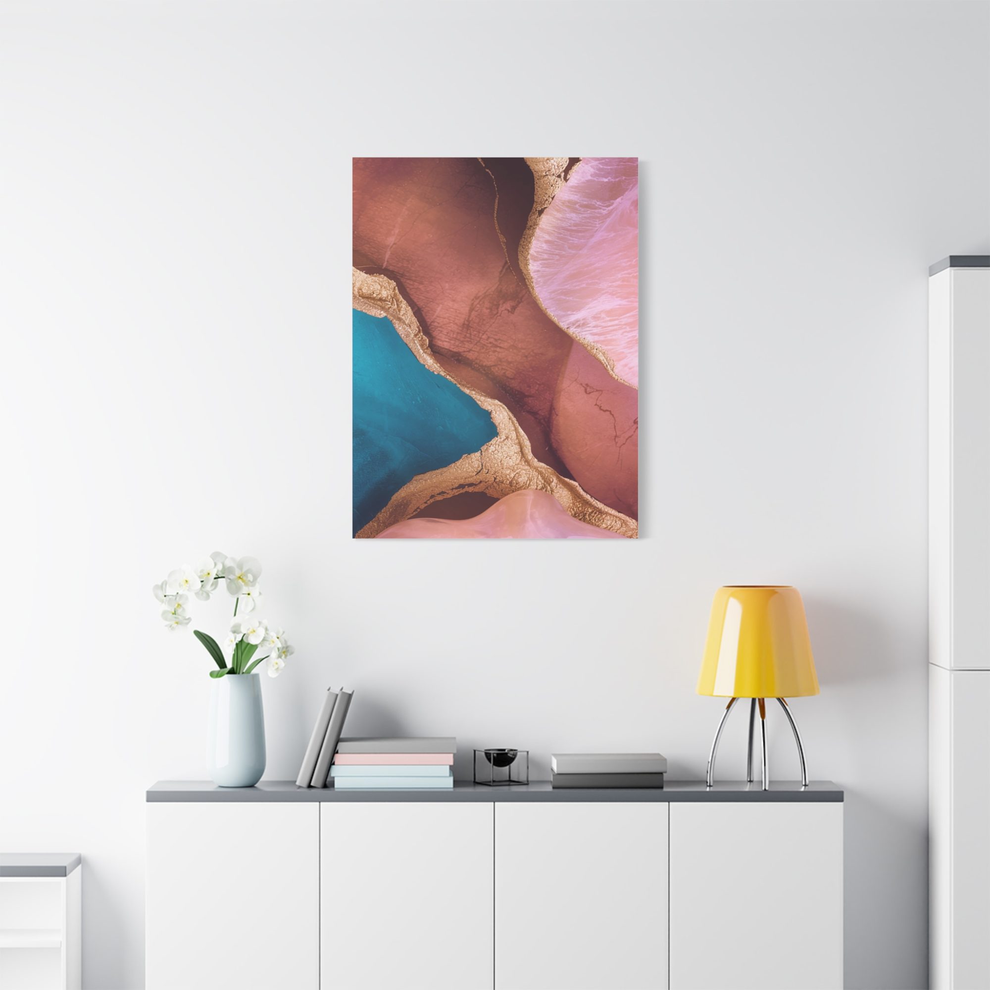 #1007 Modern Abstract Art Canvas Print - Tranquil Decor for Home and Office - Image 7