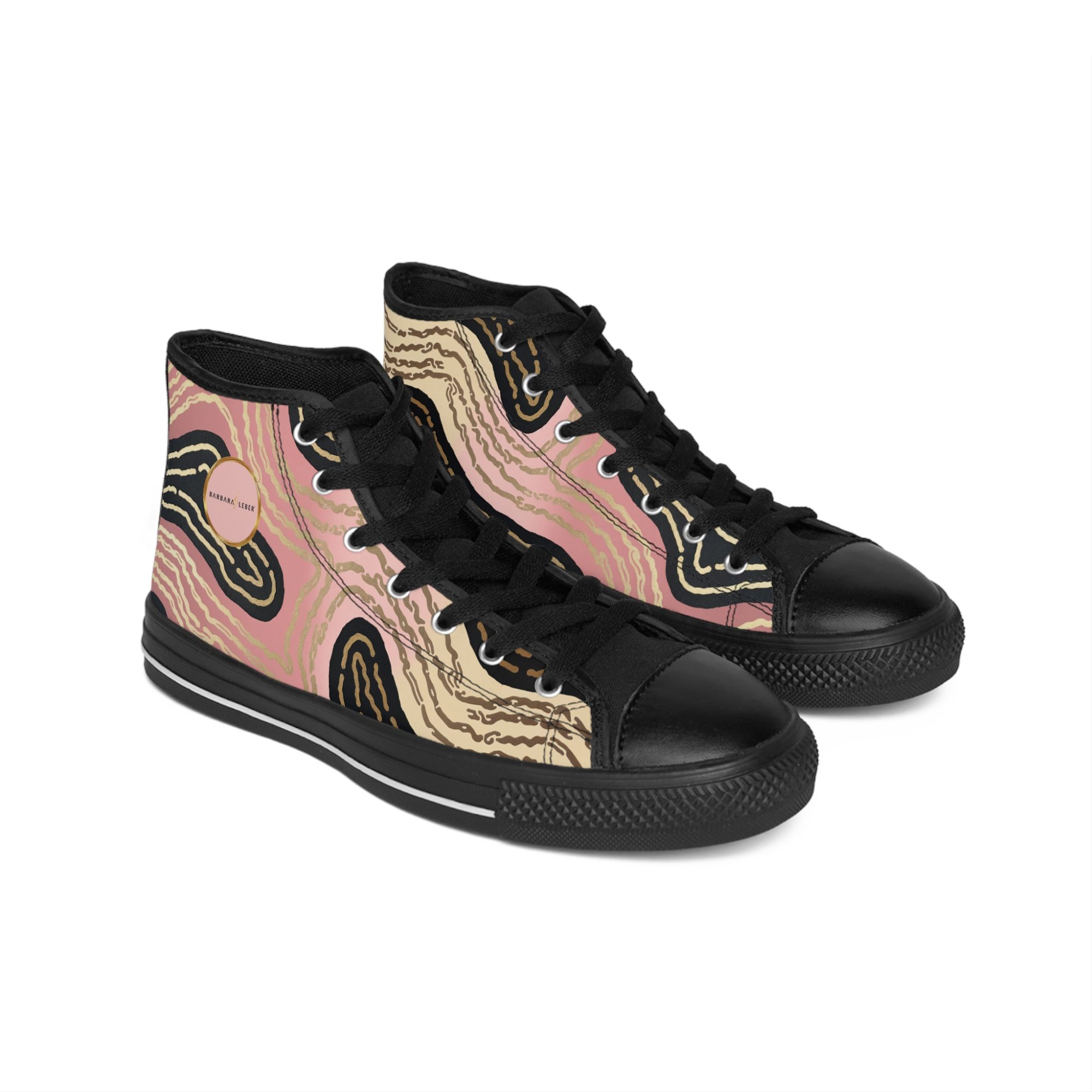 BARBARA LEBER Classic Sneakers with Abstract Design - Trendy Footwear for Every Occasion - Image 2