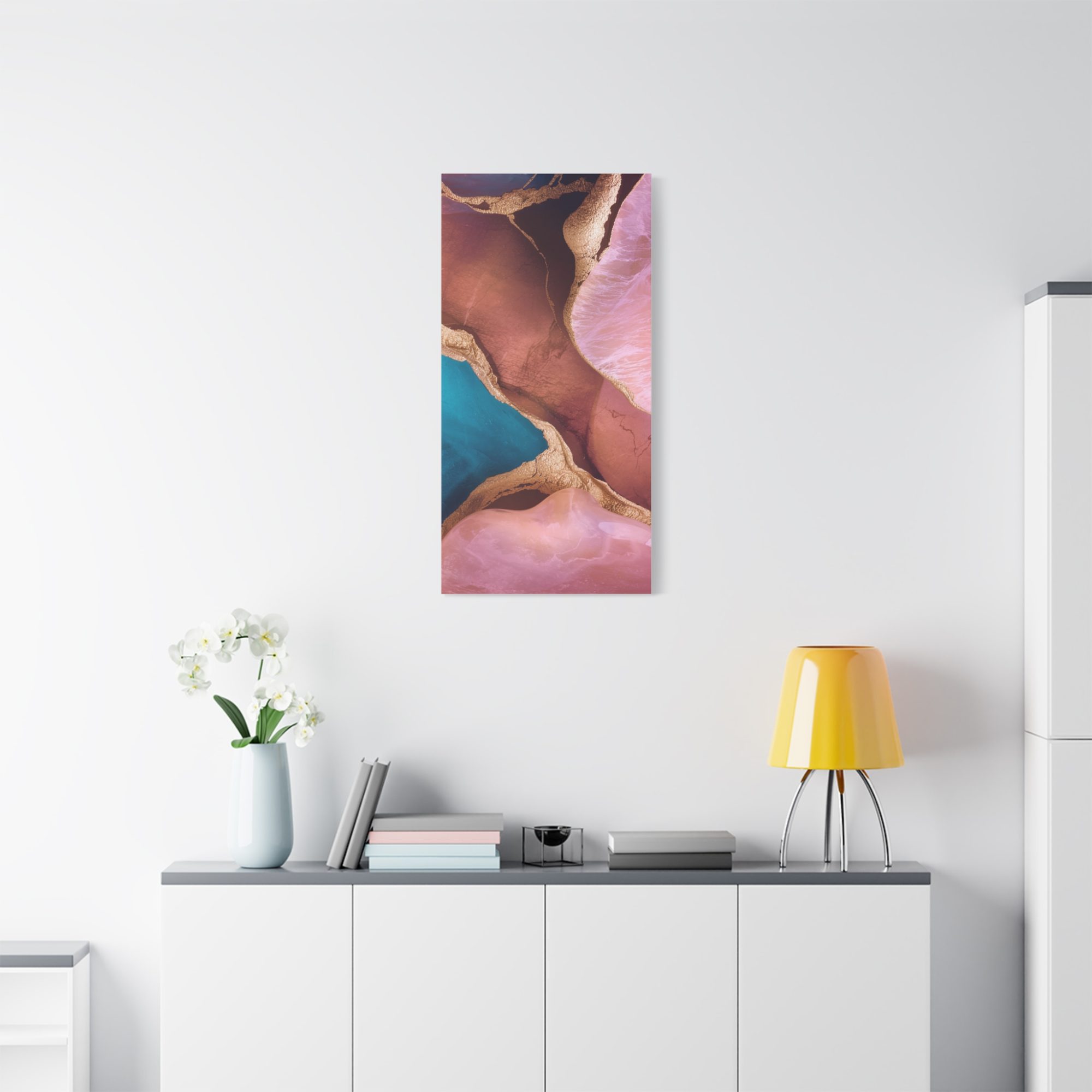 #1007 Modern Abstract Art Canvas Print - Tranquil Decor for Home and Office - Image 3