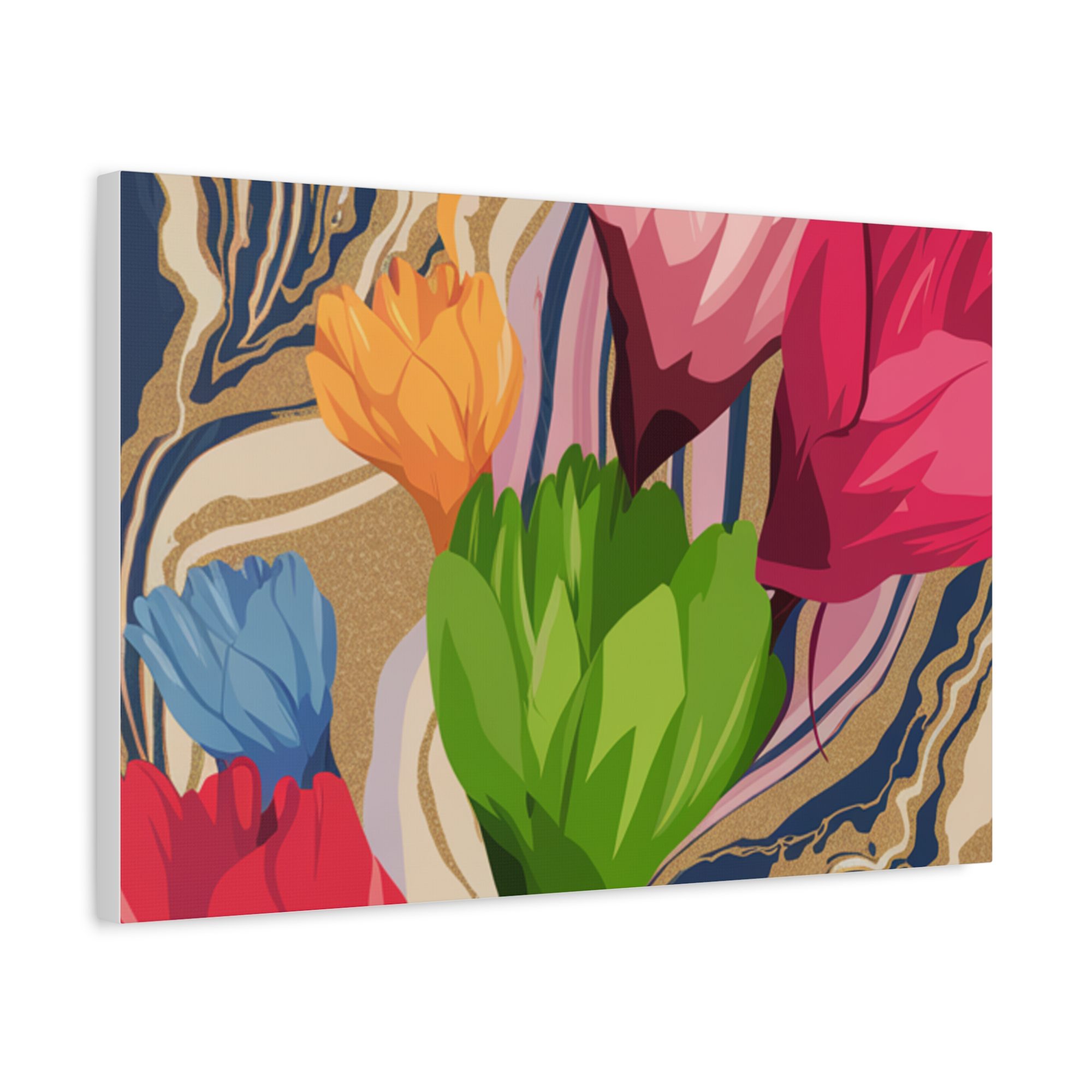 #1012 Modern Abstract Art Canvas Print - Tranquil Decor for Home and Office - Image 6