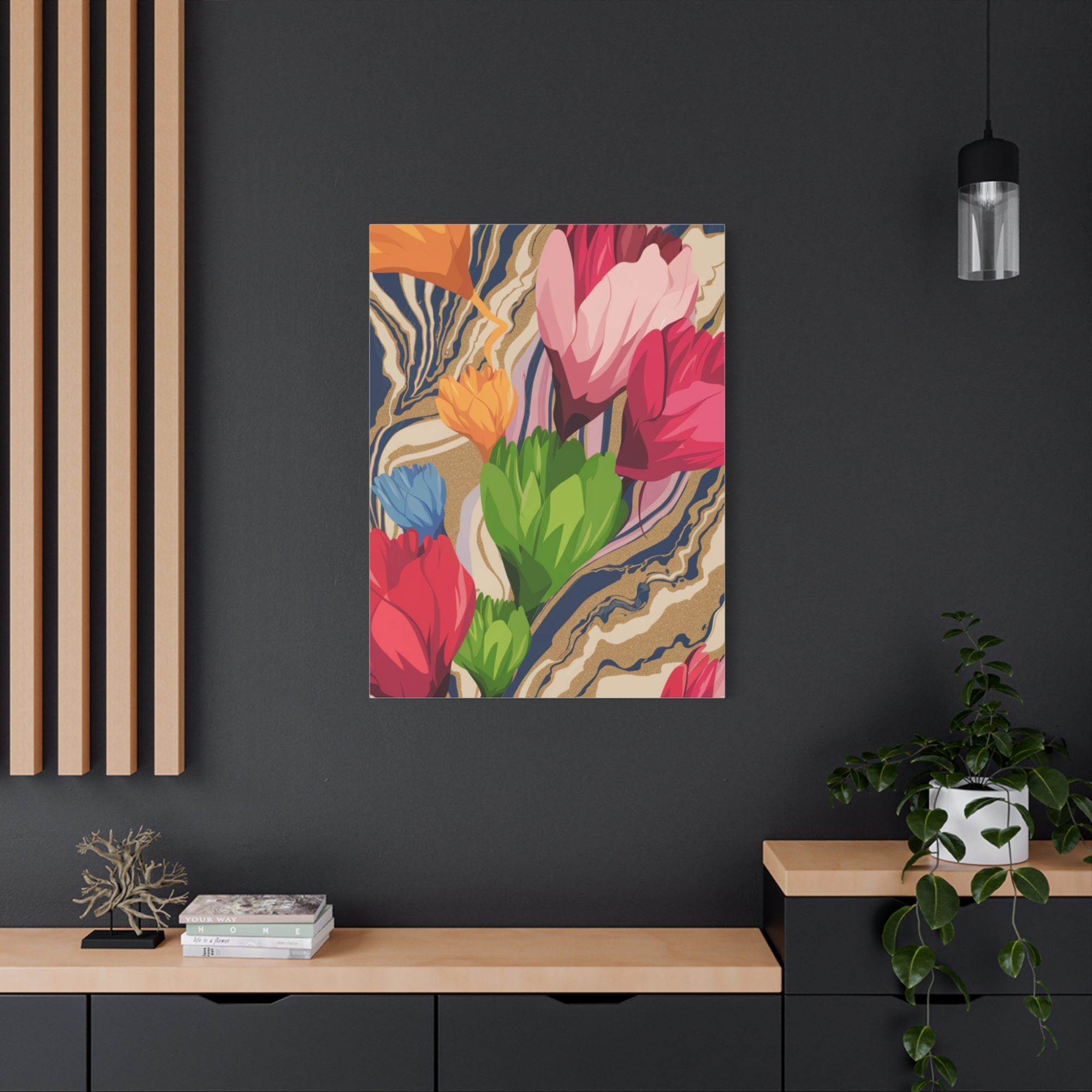 #1012 Modern Abstract Art Canvas Print - Tranquil Decor for Home and Office - Image 24