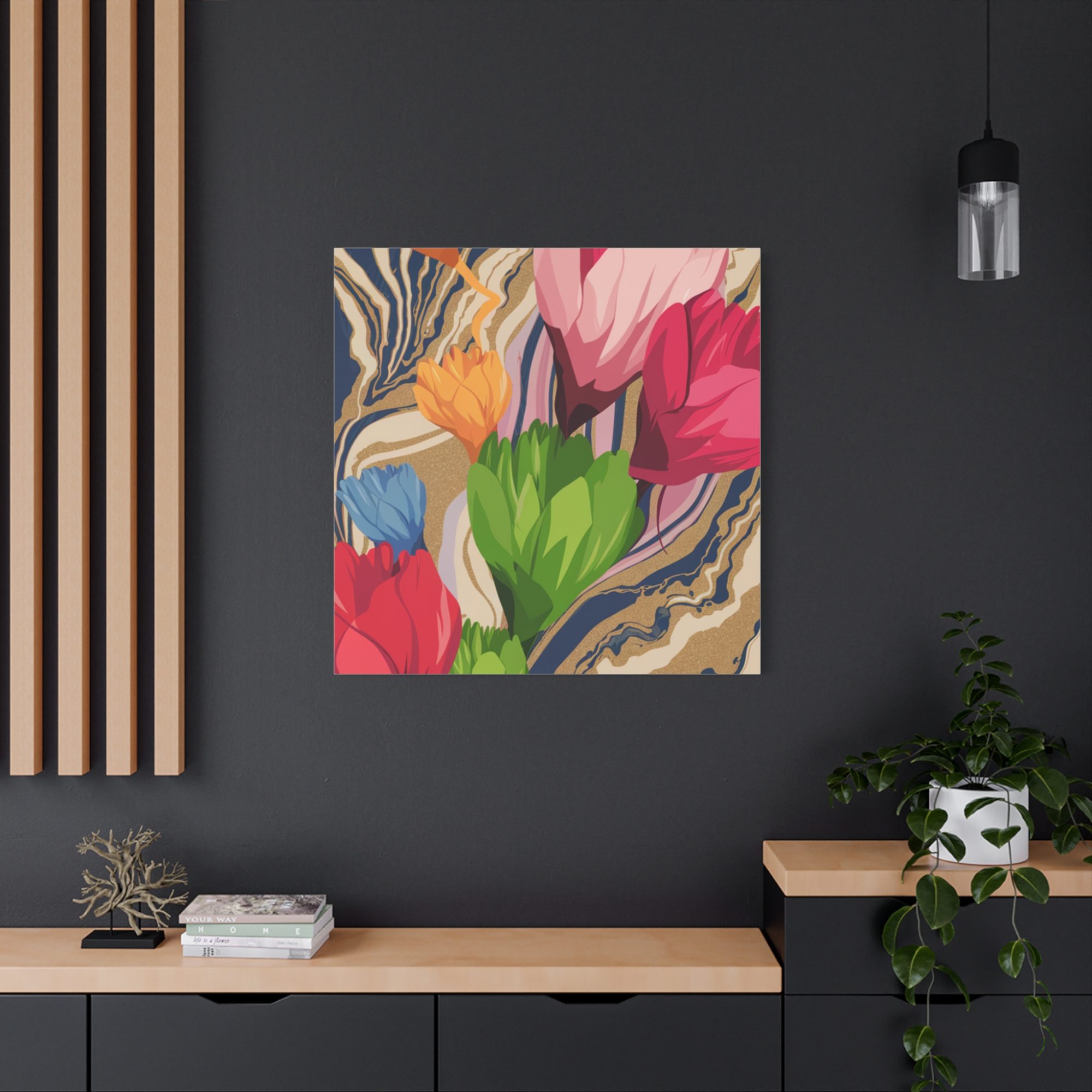 #1012 Modern Abstract Art Canvas Print - Tranquil Decor for Home and Office - Image 32