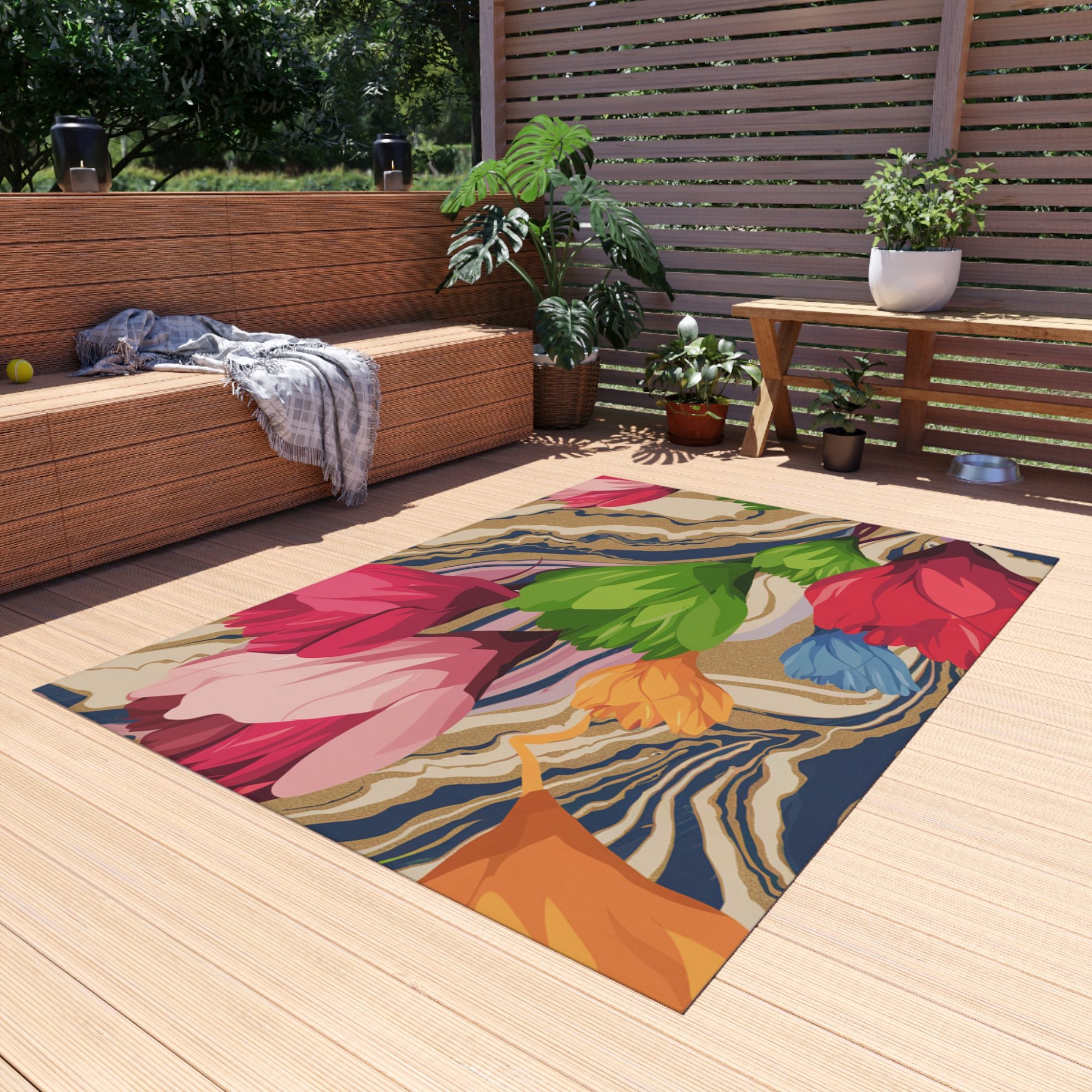 #1012 Elegant Abstract Rug - Stylish Decor - Image 3