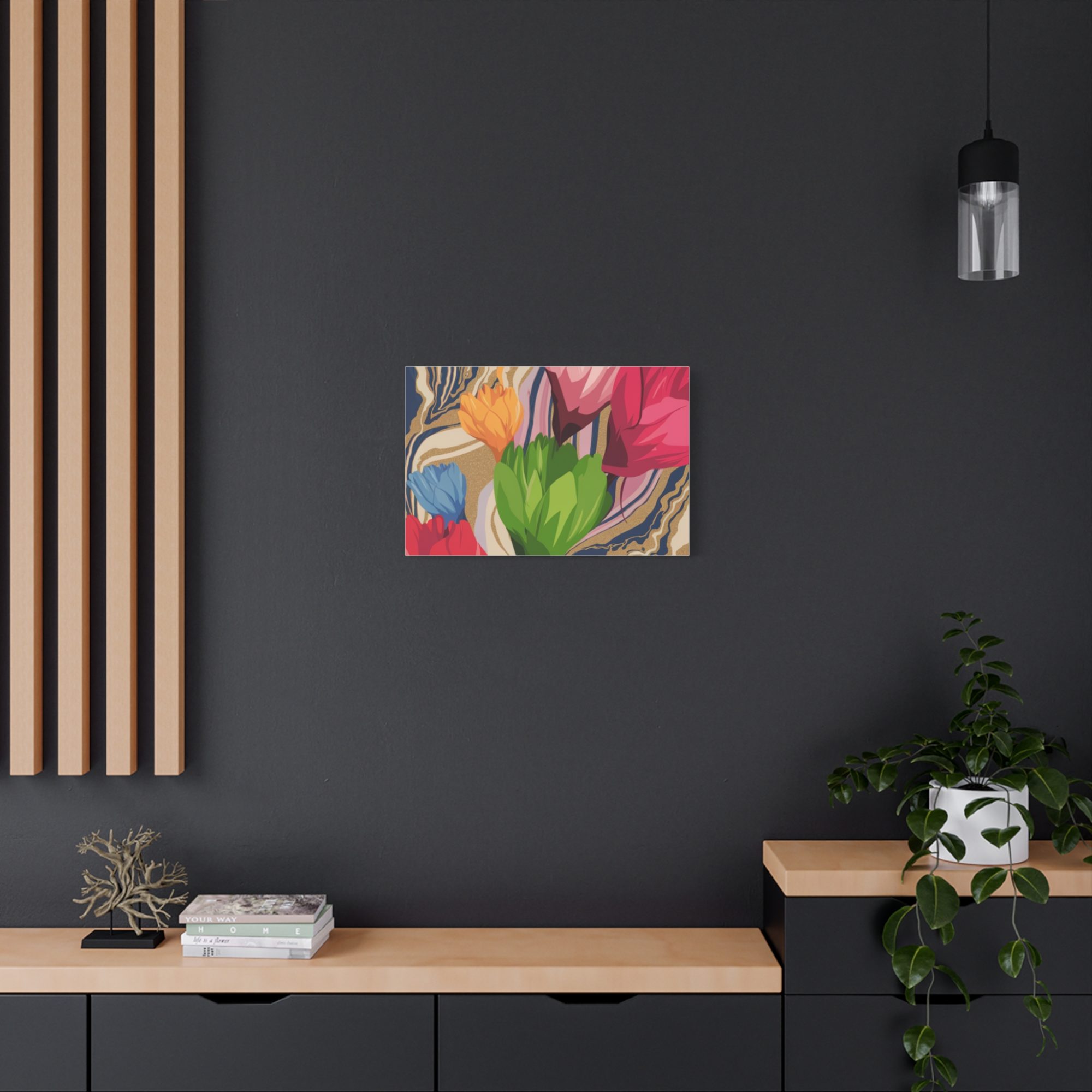 #1012 Modern Abstract Art Canvas Print - Tranquil Decor for Home and Office - Image 8