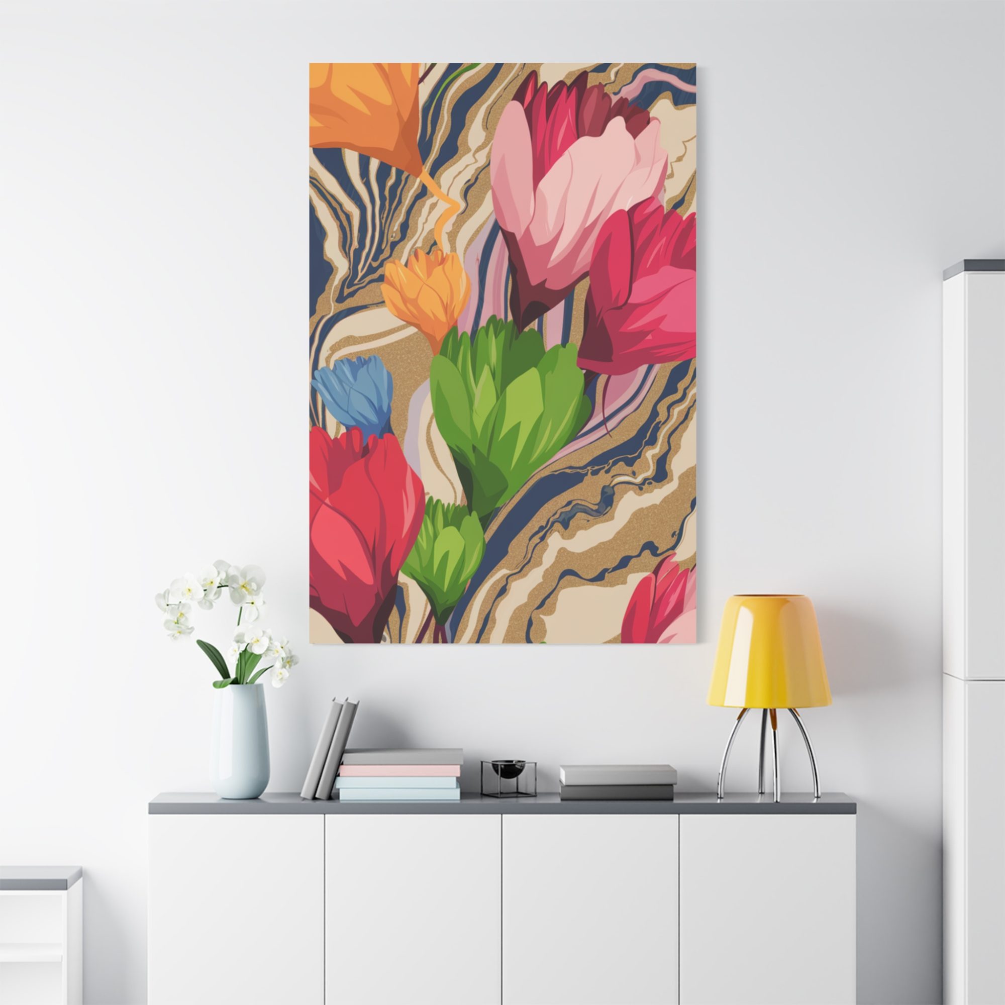 #1012 Modern Abstract Art Canvas Print - Tranquil Decor for Home and Office - Image 27