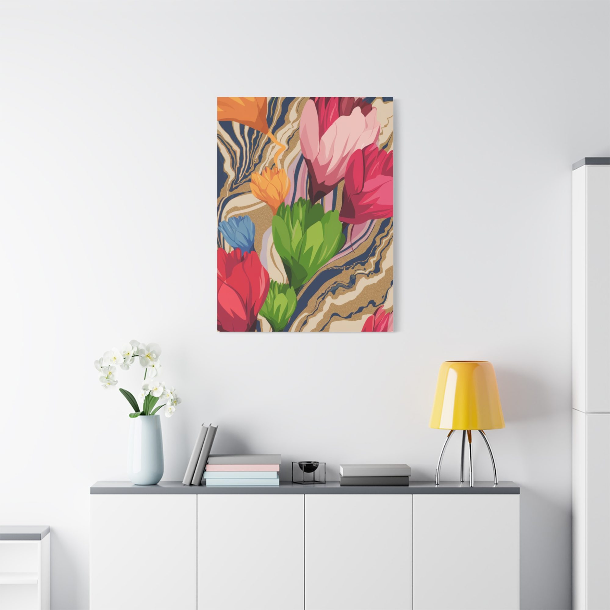 #1012 Modern Abstract Art Canvas Print - Tranquil Decor for Home and Office - Image 23