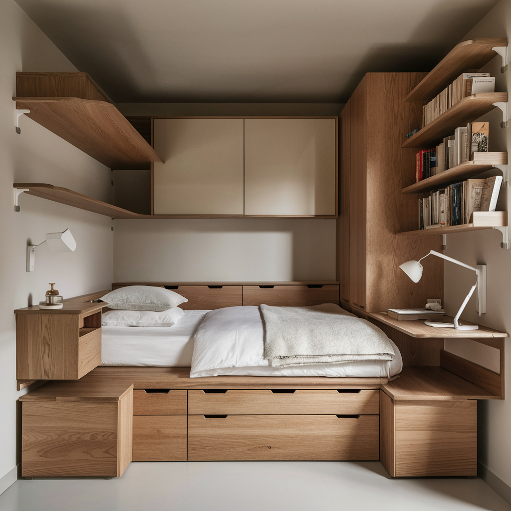 How to Style Small Bedrooms Tastefully and Practically: Storage and Style Solutions