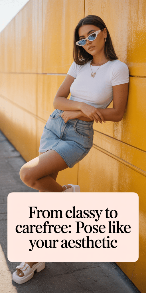 Best Summer Photo Poses. Perfect Summer Photo Poses to Match Your Outfit AestheticBecause your outfit deserves more 