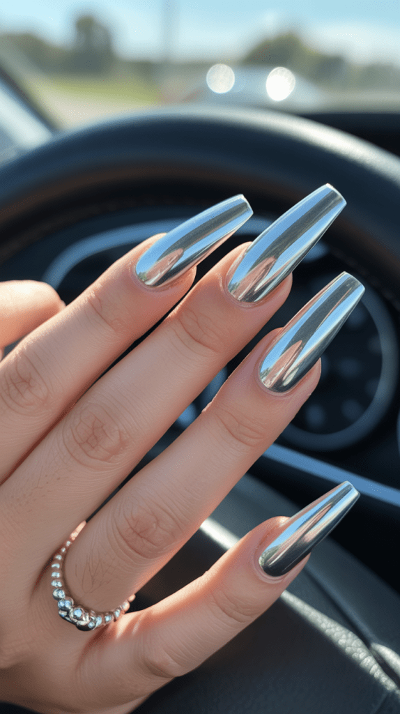 Mirror Shine Nails, Chrome Nails, and Opal Nails