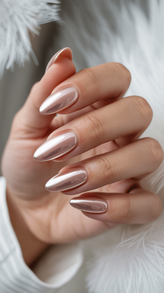 Mirror Shine Nails, Chrome Nails, and Opal Nails