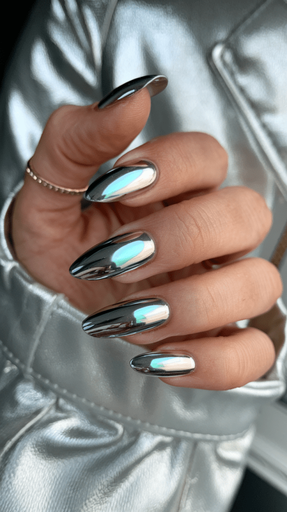 Mirror Shine Nails, Chrome Nails, and Opal Nails