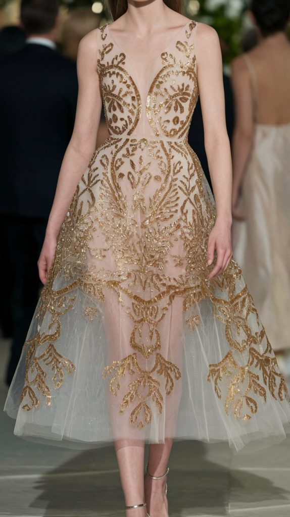 Silver and Bronze elegant outfits