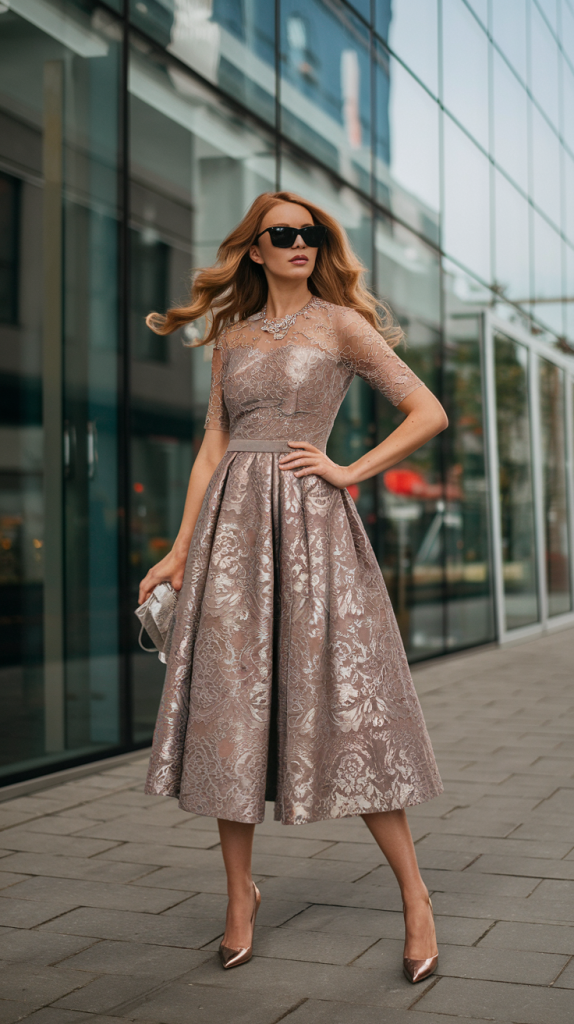 How to style your Silver and Bronze elegant outfits