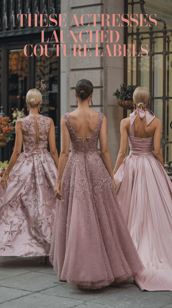 These Actresses Left Hollywood – And Launched Couture Labels

Hollywood is known for producing stars that shine bright on the red carpet, but some actresses have found that true fulfillment and creative power lies not just in front of the camera, but behind the seams. In this detailed exploration, we're diving into the world of actresses who said goodbye to film sets and turned their