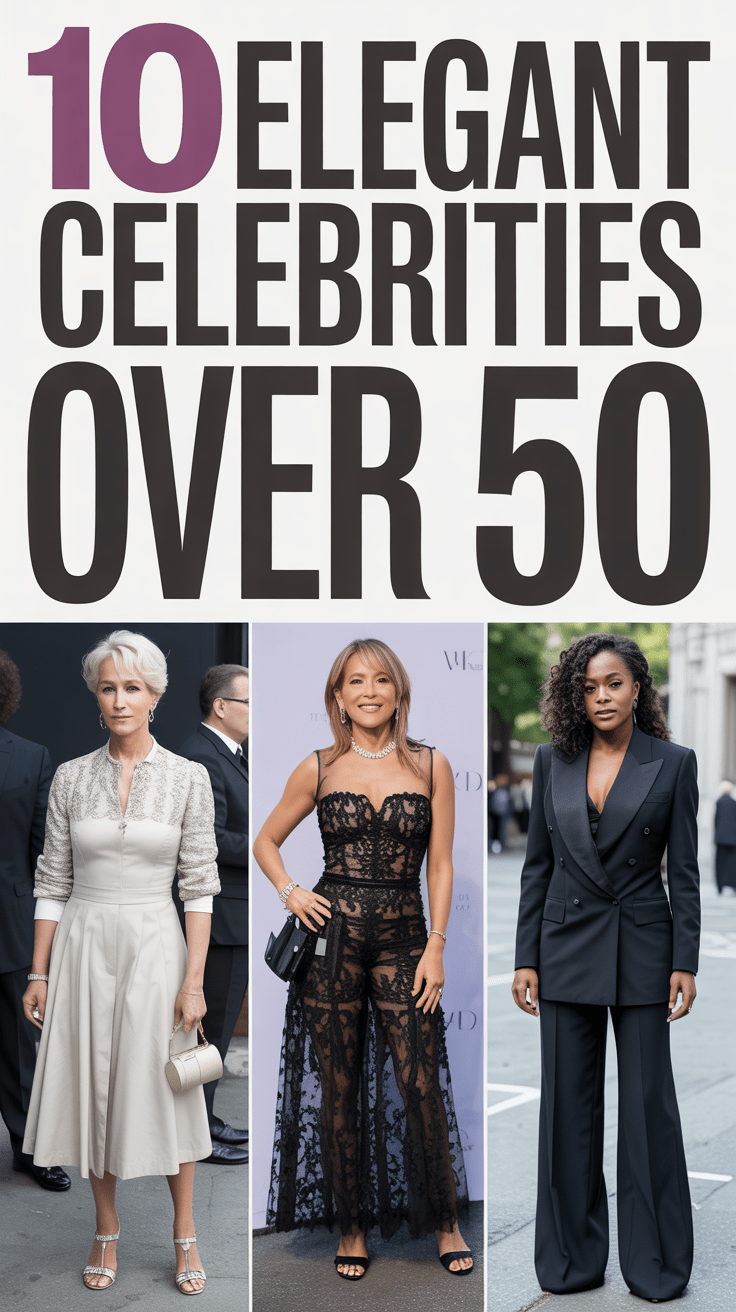 10 Celebrities Over 50 Who Dress Better Than Ever