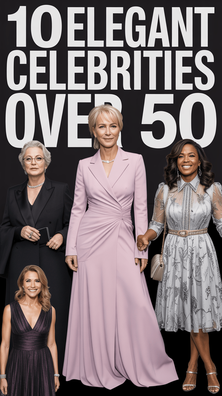 10 Celebrities Over 50 Who Dress Better Than Ever