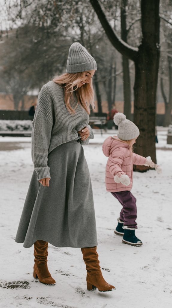 15 Best Winter Fashion Outfit Ideas for Moms. Winter is here, and while the season comes with its own magic — snow-covered mornings